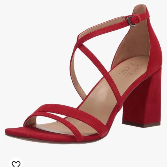 Naturalizer Tiff Leather Heal 6.5 Red New - Picture 1 of 10